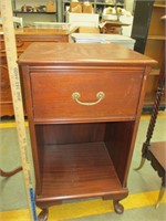 Mahogany Dove Tailed Side Table with Drawer -