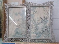 Antique Diecast Framed Bird Pictures - Pick up