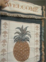 Welcome  Hanging Decor Pineapple
