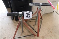 Pour of Adjustable Roller Stands (G)