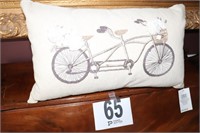 Canvas Linen Bike Pillow (New) (G)