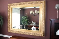 Ornate Framed Mirror 51x43" (R4)