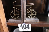 Bicycle Themed Book Ends (G)