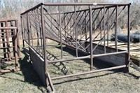 Heavy Metal Bale Feeder 8ft X 16ft, Loc: *OK Tire