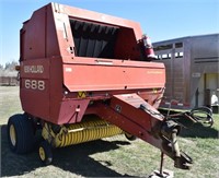 2002 New Holland 688 Round Baler, 540 PTO, Auto