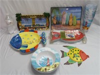 Beach ~ Cocktail Plates, Bowls, Pictures & More!
