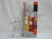 Steeltek Oil & Vinegar Set ~ New