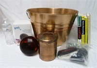 Handled Bucket, Copper Canister, Books & More!!!