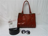 Emilie M Leather Handbag & Marc Jacobs Sunglasses