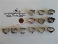 Jewelry ~ Stretch Rings ~ Lot of 12