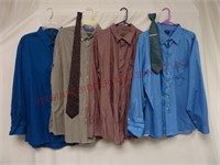 Men's Dress Shirts & Neck Ties ~ Various Sizes