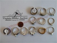 Fashion & Costume Rings ~ Lot of 12
