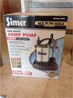 Simer Sump Pump