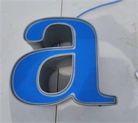 Marquee Sign Small letter a 12V DC LED Lighted