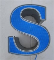 Marquee Sign Small letter s 12V DC LED Lighted
