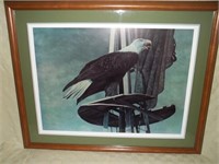 Chester Fields Eagle Print Signed, Numbered