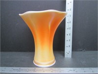 Carnival Marigold Over Milk Glass by Imperial Vase