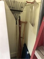 Garden Tools- Leaf Rake, Broom, Mop, Etc