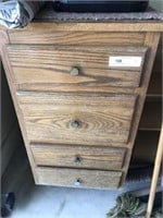 Wooden 4 Drawer Cabinet