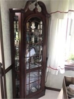 Corner 1-Door Curio Cabinet