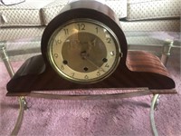 8 Day Battery Wooden Mantle Clock