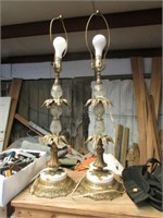 PAIR -- VINTAGE TABLE LAMPS