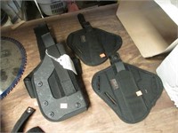 1- TACTICAL LEG HOLSTER & 2 SIZE 5 HOLSTERS