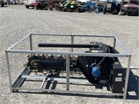 Hydraulic Trencher with Skid Steer Quick Attach