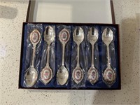 A Set of Six Demitasse Spoons