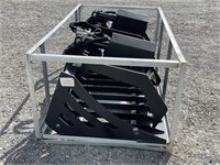 72" Grapple Bucket with Skid Steer Quick Attach