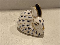 A Royal Crown Derby "Rabbit" Paperweight