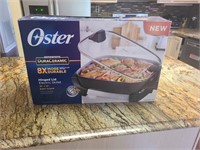 New in Box Hinged Lid Oster Electric Skillet