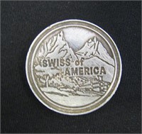 1oz .999 Fine Silver Round - Swiss of America