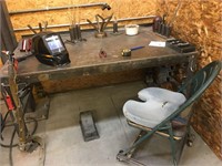 Metal Welding Bench & Chair 3' x 6'