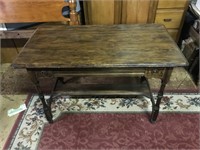 Walnut Sofa Table Made by Imperial Grand Rapids
