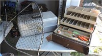 Tackle Boxes & Contents, Fish Net