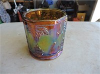 Carnival Glass Spooner 5"T