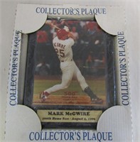 10 X 13 Mark McGwire 500th Home Run Plaque