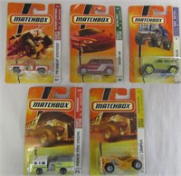 5 New Matchbox Cars