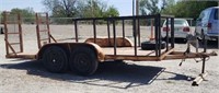 14' Flatbed Trailer w/ Sides