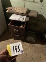 Old cabinet/contents
