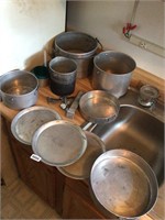 Aluminum Camping Pot pan plate set