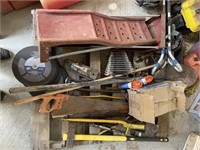 Pallet-12" grinding wheels, saws &