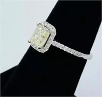 GIA Certified $14000 Custom 1.18cts Diamond 14k