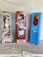 Porcelain Vintage Dolls in Original Box