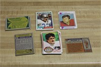 LOT OF SMALL COLLECTIONS OF NFL CARDS SEE DESC.