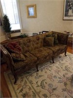 3 cushion antique sofa