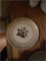 China set with violets