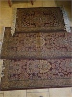 Runners (3) 90"x23" and small rug 36"x23'