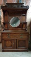 EASTLAKE BUFFET WITH CARVED MIRROR